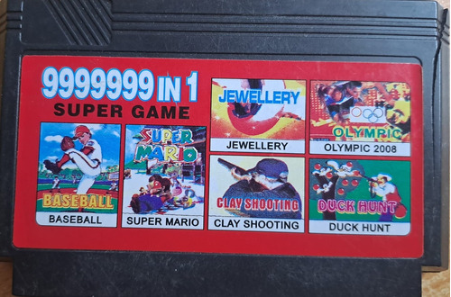 Super Mario , Olimpic Casete De Family Game 9999 In 1