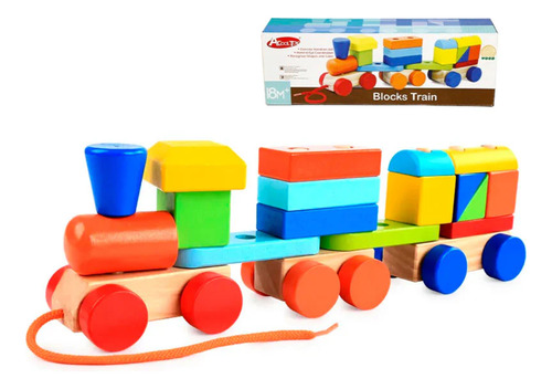 Tren De Arrastre Didactico Con Encaje
