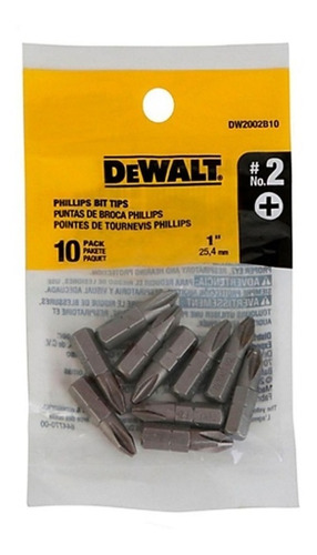 Puntas Para Atornillar Nrov2, 1  X 10 Unid Dewalt Dw2002b10