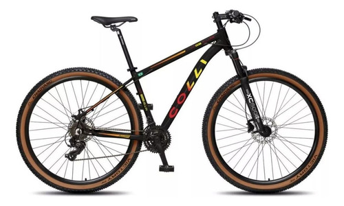 Bicicleta Aro 29 Colli Allure Shimano Q17 Alumínio Pret/verm Cor Preto Tamanho Do Quadro 17