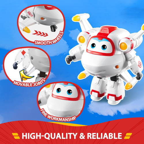 Figura De Acción Super Wings Supercharged Tobot Astro 5 Pulg