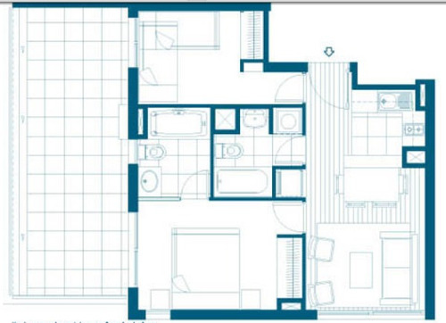 Oportunidad Departamento 2 Dormitorios 2 Baños Terraza 21mts
