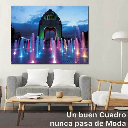 Cuadro Mexico Monumento Ciudad De Mexico Pint Canvas 90x60