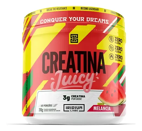 Creatina Juicy - 210g - Iridium Labs Sabor Melancia