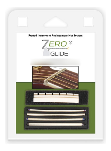 Zero Glide Tuerca De Repuesto Ranurada Zs-5 Para Guitarras .