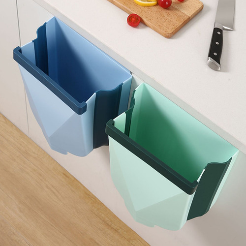 Bote De Basura Plegable Montado En La Pared