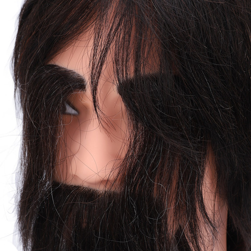 Barber Mannequin Head Manequim Training Reutilizável Para Ba