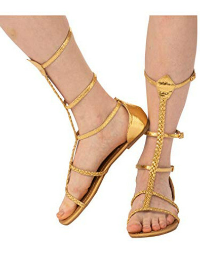 Disfraz Mujer - Sandalias De Disfraz De Cleopatra Para Mujer