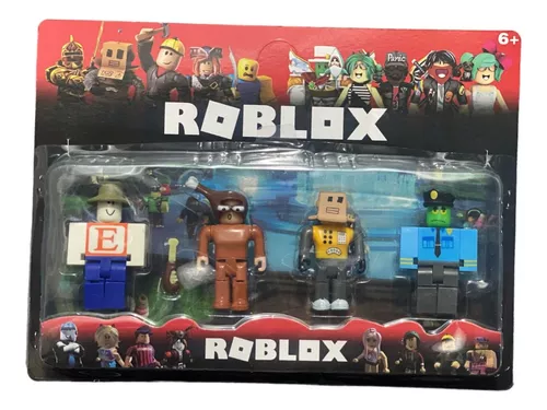 6 Bonecos Roblox Citizans of Roblox com 8 acessórios Jazwares