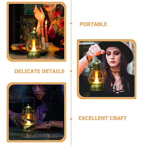 Suporte De Lanterna De Querosene Golden Halloween Stimulatio