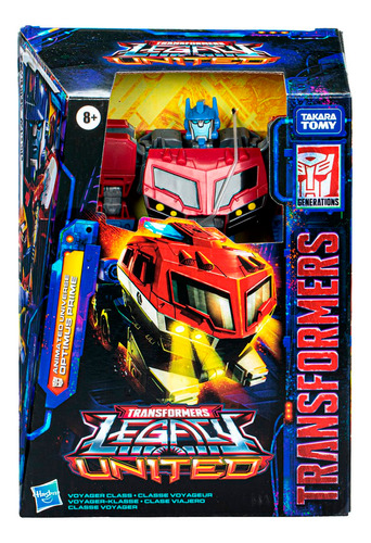 Animated Universe Optimus Prime Voyager Class