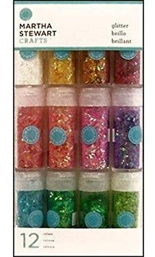 Martha Stewart Crafts Iridiscente Glitter 12pc Irident Vint 