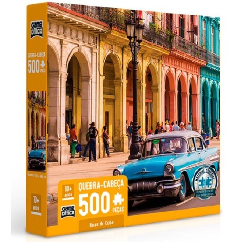 Quebra-cabeça Ruas De Cuba 500 Peças - Toyster