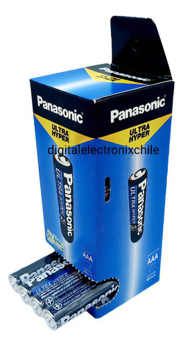Pack Panasonic Triple Aaa Ultra Hyper 1.5v Caja 40 Unidades