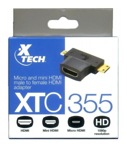 Hdmi Hembra To Micro-hdmi Xtc-349 Xtc-355