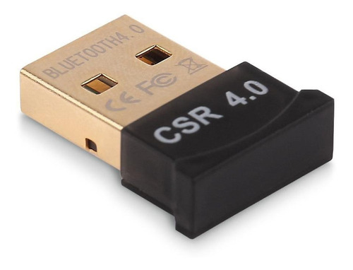 Imagen 1 de 6 de Adaptador Bluetooth 4.0 Receptor Usb Notebook Pc Celular 3mb