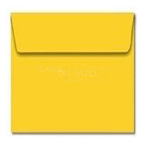 Envelope Convite 16,2cmx22,9cm 80g Color Plus Amarelo