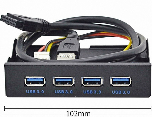 Panel Frontal 4 Puertos Usb 3.0.-