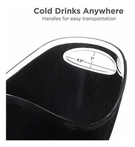 Imagen 4 de 5 de Cubo De Hielo True Modern Con Capacidad Para 2 Botellas De