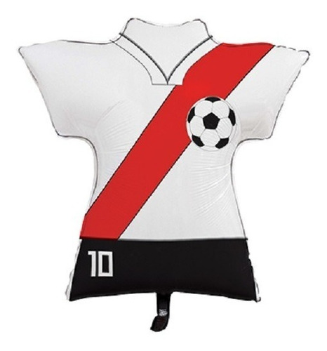 Globo Metalizado Camiseta River Apto Helio 24''