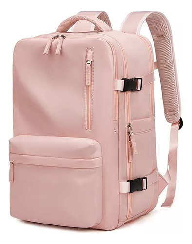 Mochila Multifuncional Bolsa De Viaje De Gran Capac Rosa