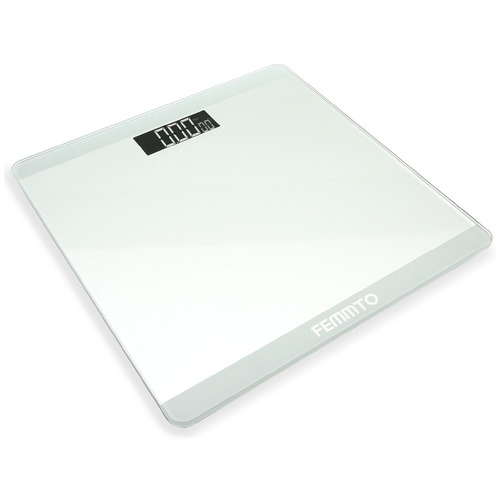Imagen 2 de 7 de Balanza digital Femmto B01 blanca, hasta 180 kg