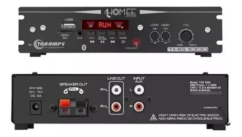 Receiver Linha Home Som Ambiente Taramps Ths1000 