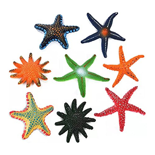 Juephe Juo De 8 Piezas De Buceo Estrellas De Mar De Juguete 