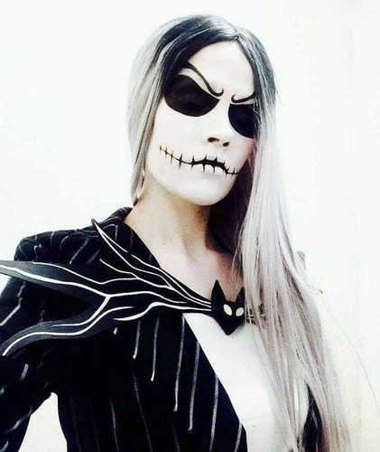 Maquillaje Blanco O Negro Ideal Halloween Carnaval Disfraces