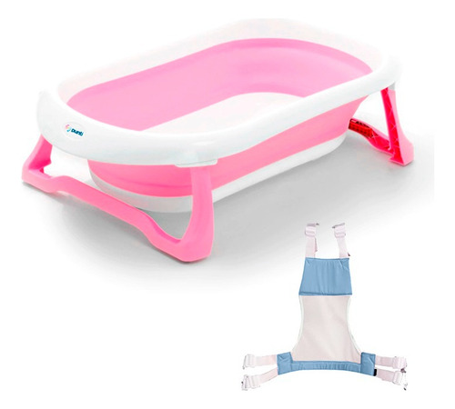 Bañera Plegable Bebe Punti Flexi Wash Con Red Reductor