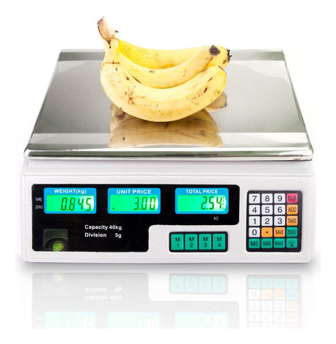 Báscula Digital Electrónica Productos Alimentos 88lbs 40kg