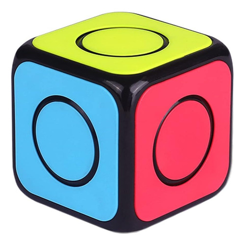 Juguete Cubo Magico Fidget Spinner Stickerless Rompecabezas