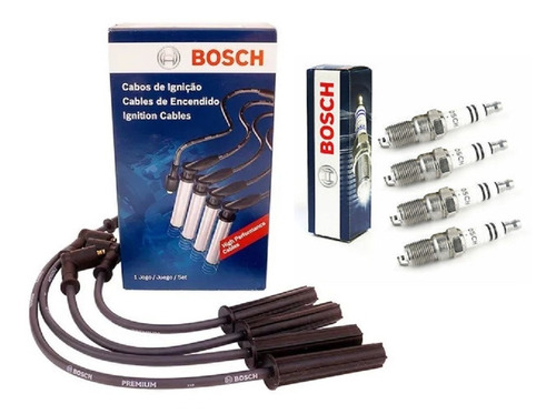 Kit Cables Y Bujias Bosch Renault Kangoo Symbol 1.6 8v K7m