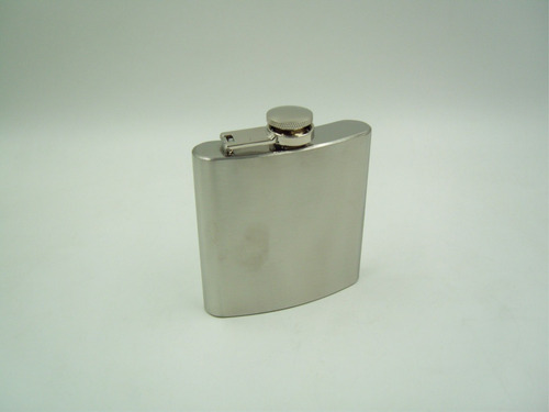 Imagen 2 de 2 de Licorera Cuadrada De Bolsillo 178ml/6oz Acero Inoxidable Ful