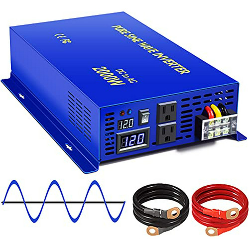 Inversor De Potencia De Onda Sinusoidal Pura De 2000 Vatios 
