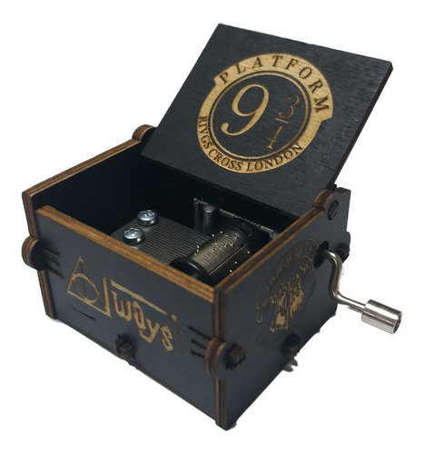 Caja Musical Manivela Harry Potter Hedwig Theme De Colección