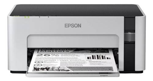 Impresora Epson Ecotank M1120 Con Wifi Blanca Y Negra Cba