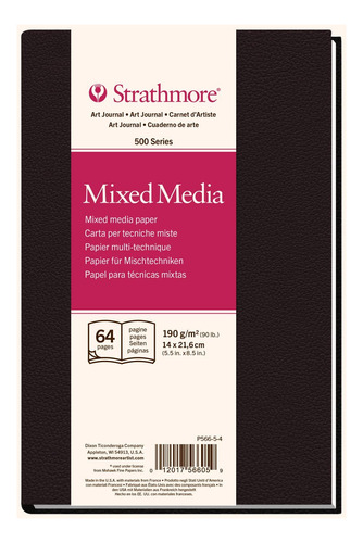 Strathmore 566-5 500 Series Diario De Arte De Medios Mixtos