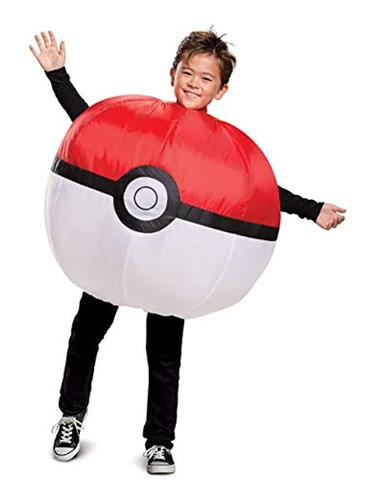 Disfraces Pokemon Poke Ball Inflable Niño Disfraz