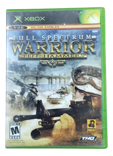 Full Spectrum Warrior Ten Hammers Juego Xbox Clasica