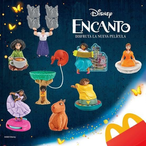 Figuras Encanto Mcdonald's Set Completo