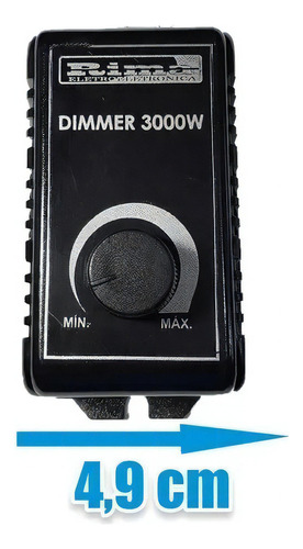 Controlador Dimmer Dimer Rotativo 3000w Bivolt