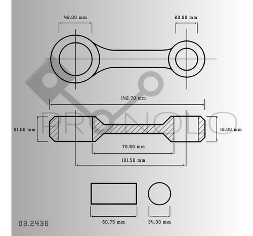 Kit Biela Completa Yamaha Yfz 450 (atv) 2006 A 2013 - Pro-x