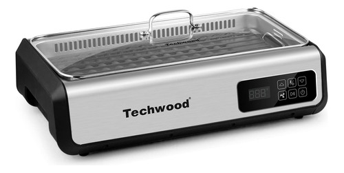 Parrilla Eléctrica Sin Humo Para Interiores Techwood 1500w C