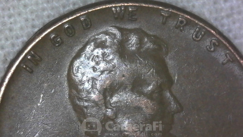 Wheat Penny 1953s Golpeó Sobre? Struck Thru?? Grease Error. (Usado)