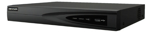 HIKVISION NVR 8 Megapíxeles DS-7604NI-Q1/4P 4K Compatible con Cámaras ACUSENSE 4 canales IP  4 Puertos PoE+ 1 Bahía de Disco Duro Salida de Vídeo en 4K