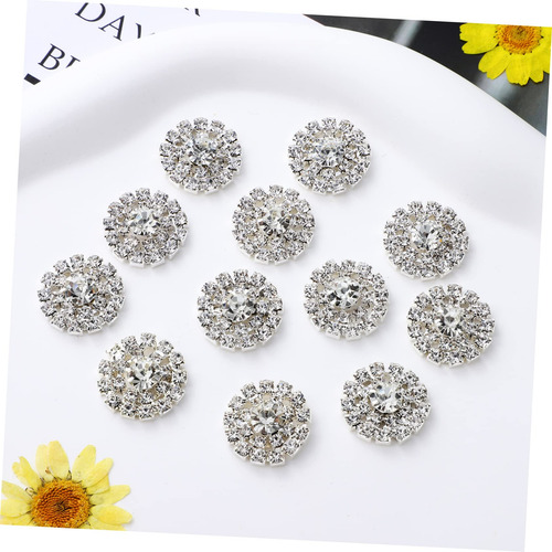 Bridal 24 Piezas Hebilla De Diamantes De Imitación Botones