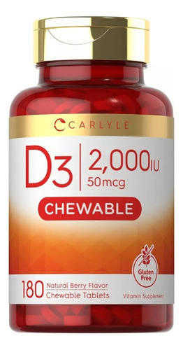 Vitamina D3 2000iu 50mcg 180tab