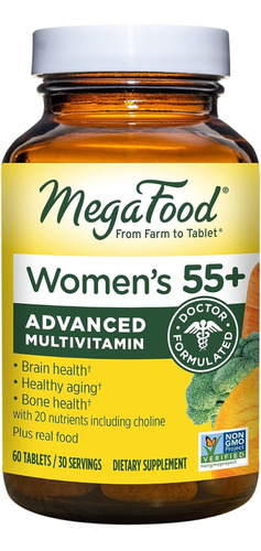 Megafood | Women's 55+ Advanced Multivitamin | 60 Tablets