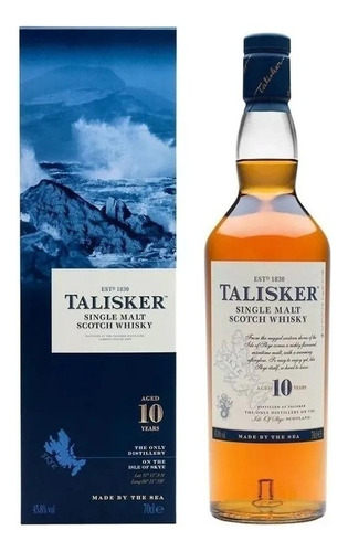 Whisky Talisker 10 Años 750ml Scotch Single Malt Escoces